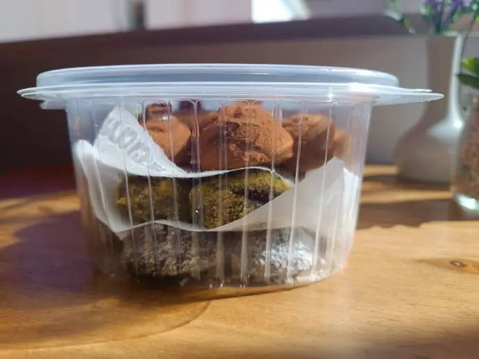 Order of chocolate truffels